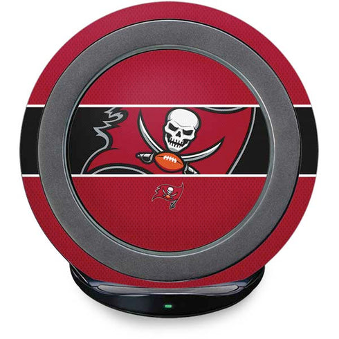 NFL Tampa Bay Buccaneers Zone Block Fast Charge Wireless Charging Stand Skin